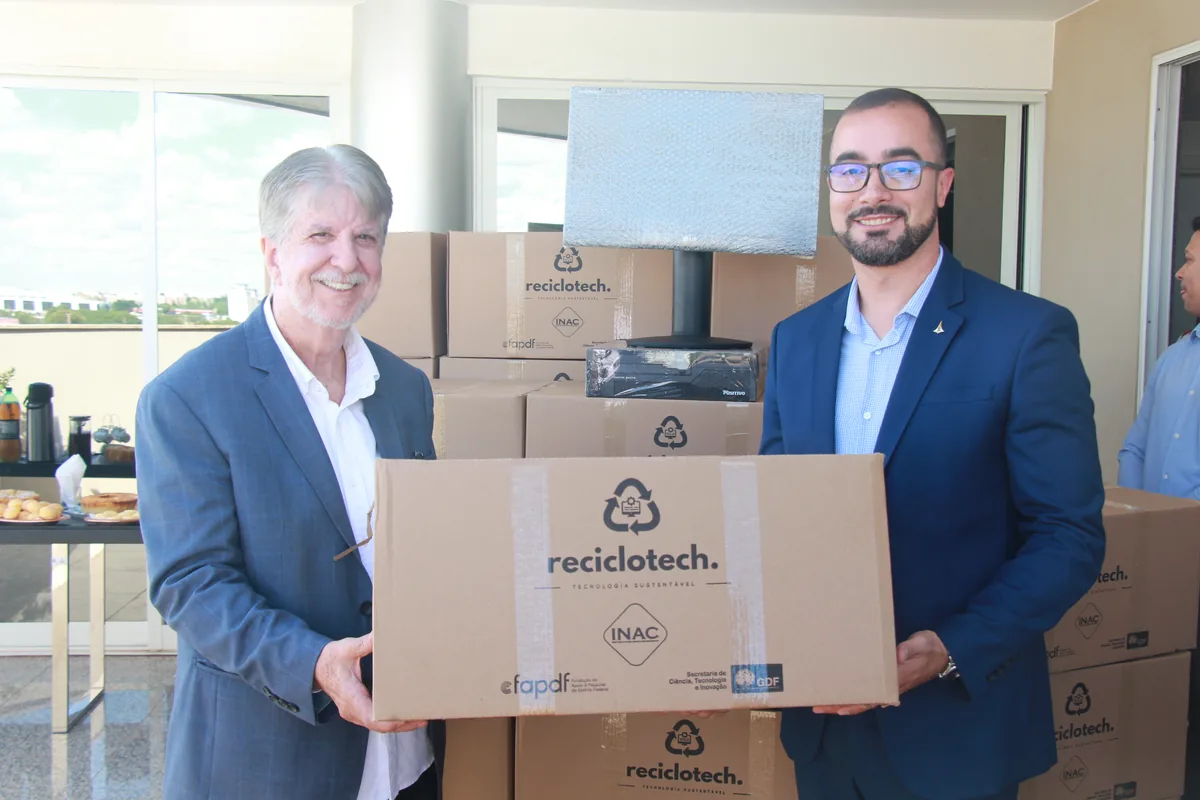 DF amplia telemedicina no SUS com 38 computadores do projeto Reciclotech