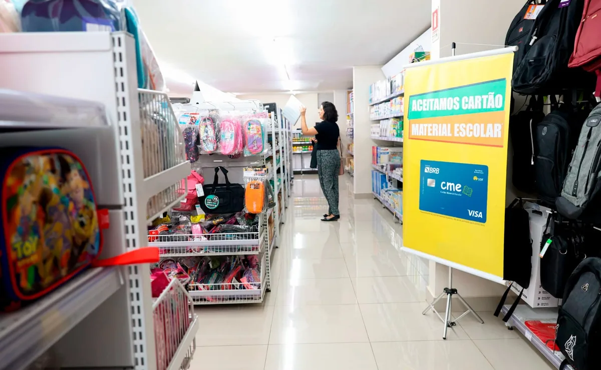 Cartão Material Escolar 2026: aberto credenciamento de papelarias