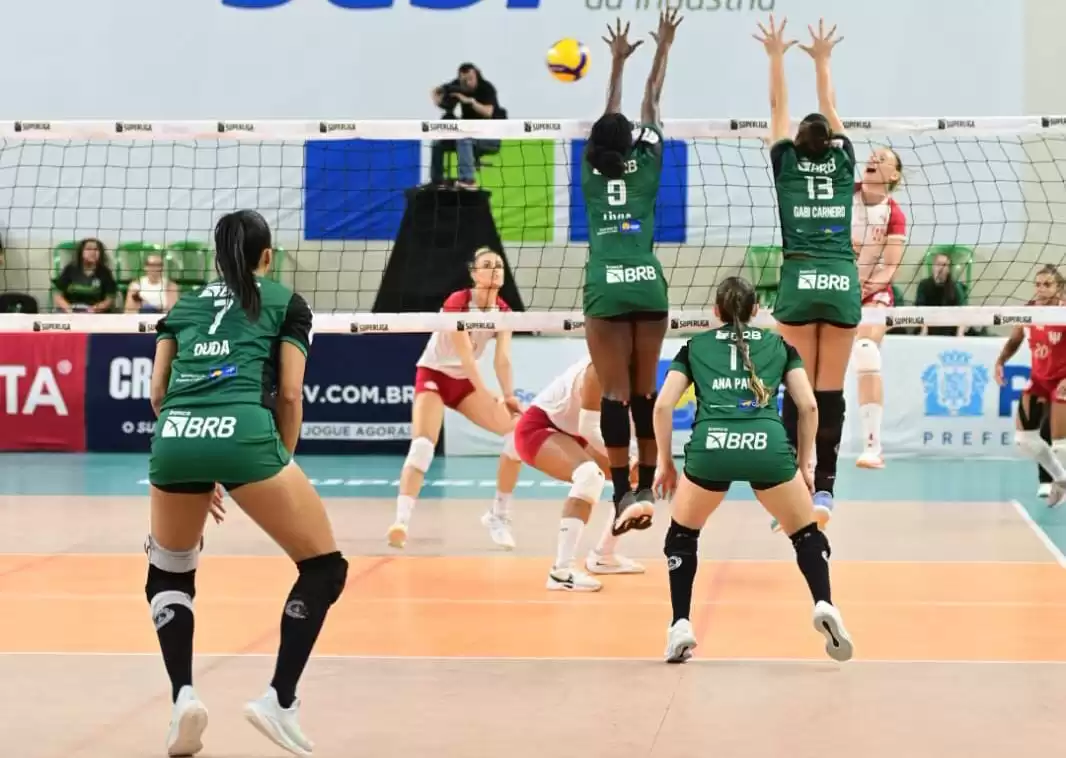 Brasília Vôlei perde para Tijuca e se aproxima da zona de rebaixamento